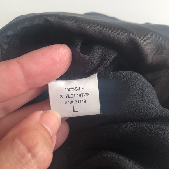 Black formal crop top size large - Picture 5 of 5